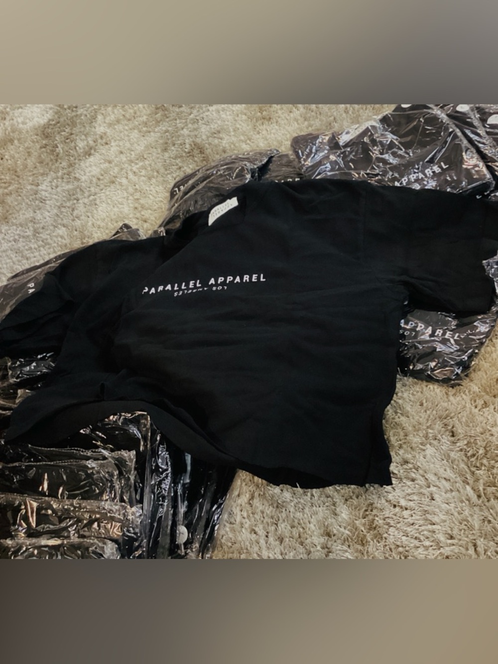 Bundle & Save 🖤 Parallel Apparel Black Crop Top Tees (50 Tees *NWT*) for…